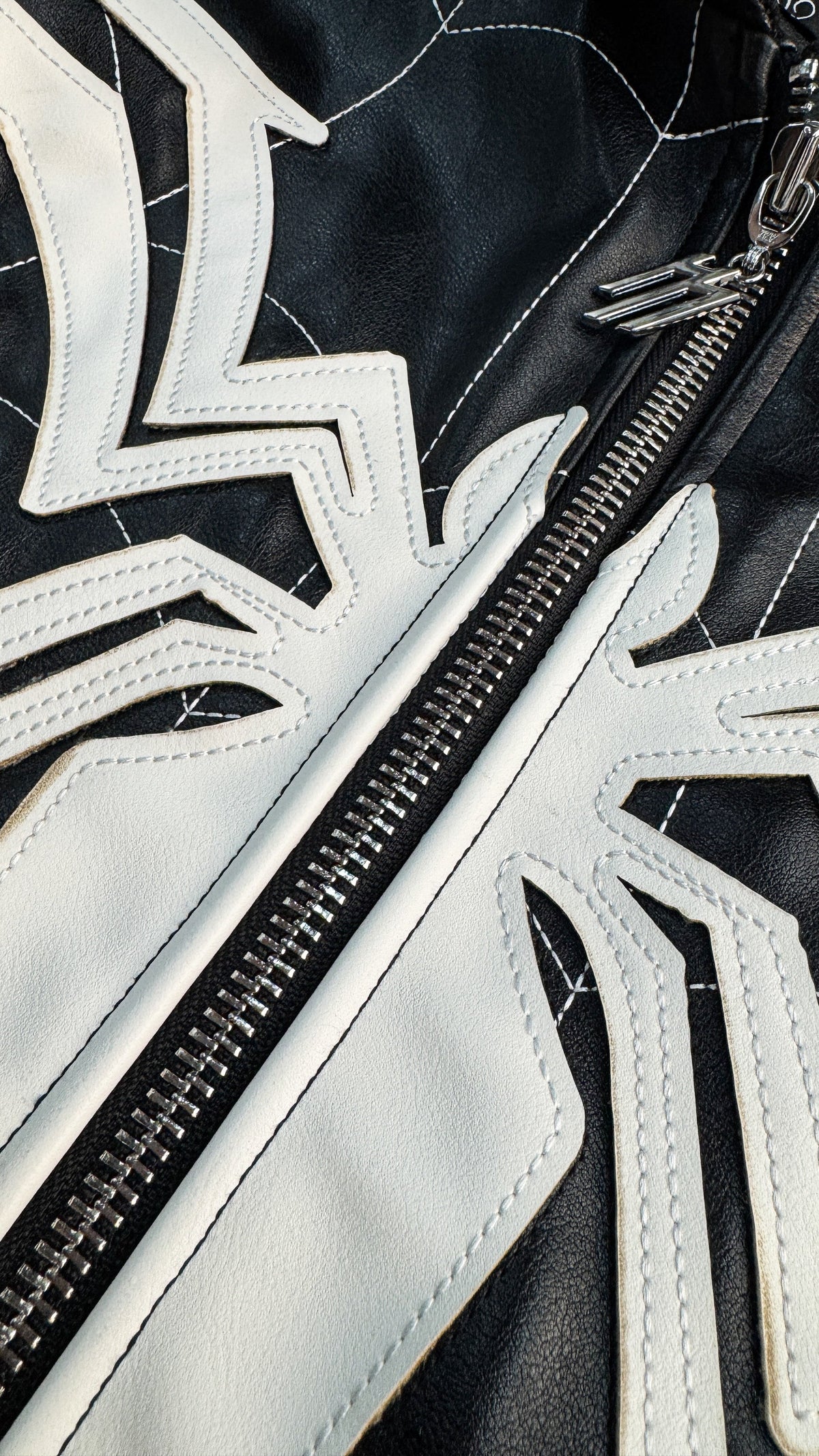 Venom Leather Bomber Jacket