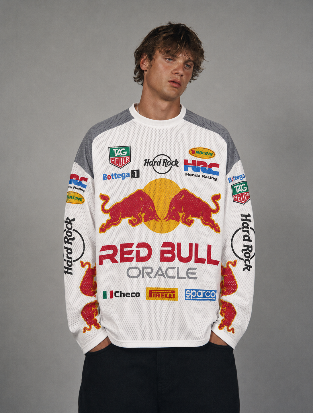 Apex Rosé Racing Mesh Top